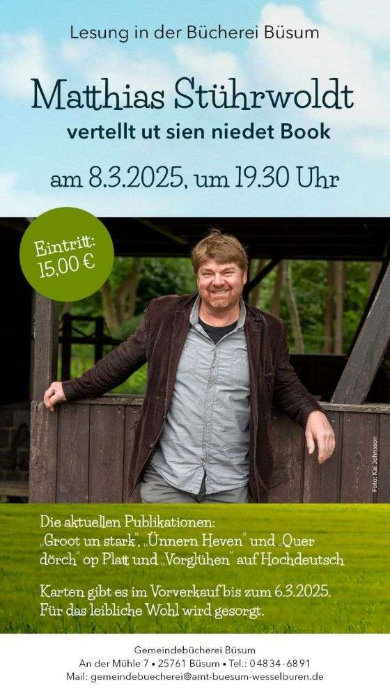 Büsum: Matthias Stührwoldt vertellt