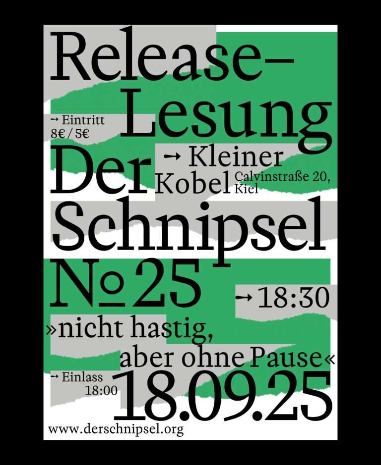 Release Lesung: Der Schnipsel 25