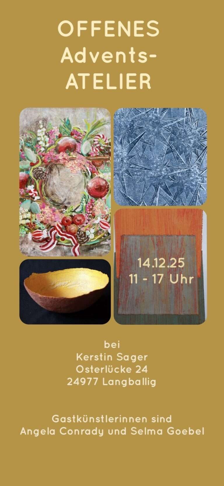 Offenes Atelier bei Kerstin Sager/Langballig